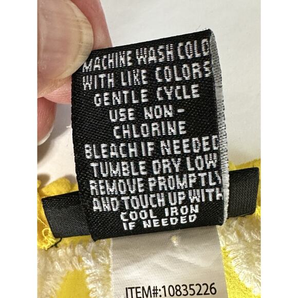 Torrid Yellow Smocked Floral Chiffon Short Sleeve Blouse Plus Size 1 - Picture 10 of 14